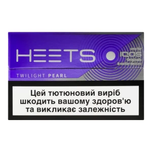 Виріб тютюновмісний для електричного нагрівання з капсулою у фільтрі Twilight Pearl Heets 20шт