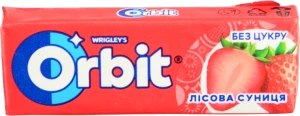 Гумка жувальна без цукру Лісова суниця Orbit м/у 14г