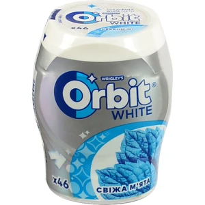 Жувальна гумка Orbit 64г bottle white freshmint