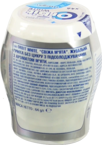 Жувальна гумка Orbit 64г bottle white freshmint