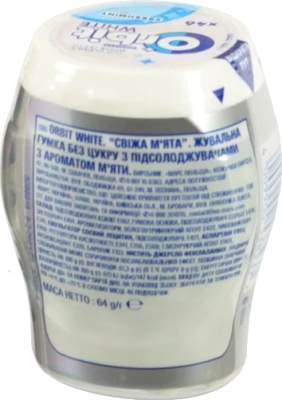 Жувальна гумка Orbit 64г bottle white freshmint