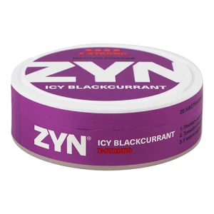 Безтютюнові подушечки Zyn Icy Blackcurrant X-Strong нікотиновмісні