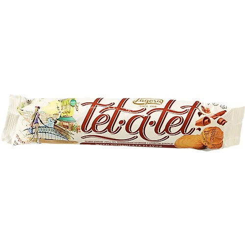 Печиво Лагода 75г тет-а-тет шоколад