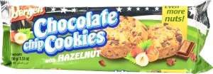 Печиво Bergen Cookies 100г шоколад фундук