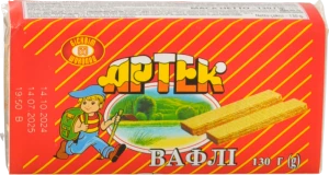 Вафлі Артек Бісквіт Шоколад м/у 130г