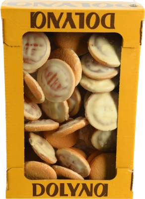 Печиво Dolyna 500г галіція апельсин біла глазур