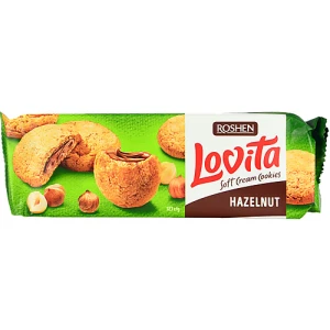 Печиво здобне Hazelnut Soft Cream Cookies Lovita Roshen м/у 127г