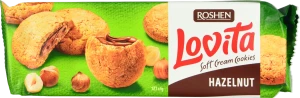 Печиво здобне Hazelnut Soft Cream Cookies Lovita Roshen м/у 127г