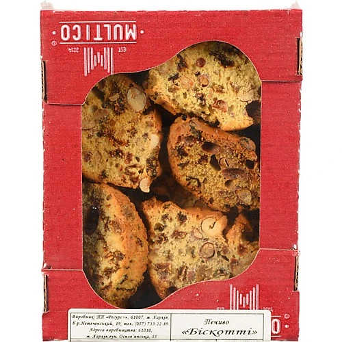 Печиво Multico 250г біскотті