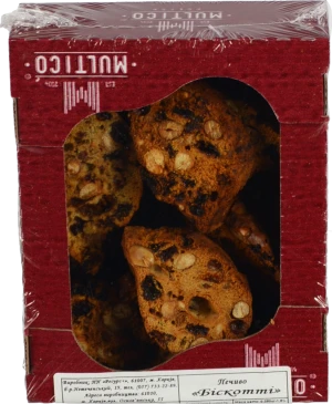 Печиво Multico 250г біскотті