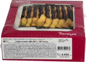 Набір печива Mix №7 Toniya к/у 0.45кг