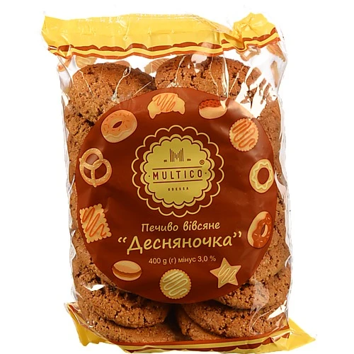 Печиво вівсяне Десняночка Multico м/у 400г