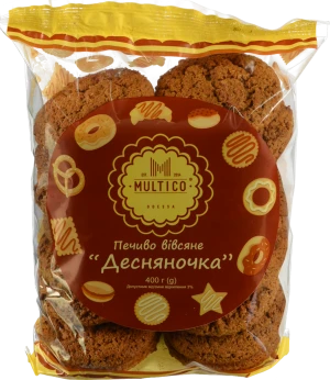 Печиво вівсяне Десняночка Multico м/у 400г
