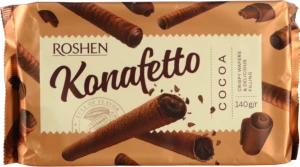 Вафельні трубочки Рошен Cocoa Konafetto 140г
