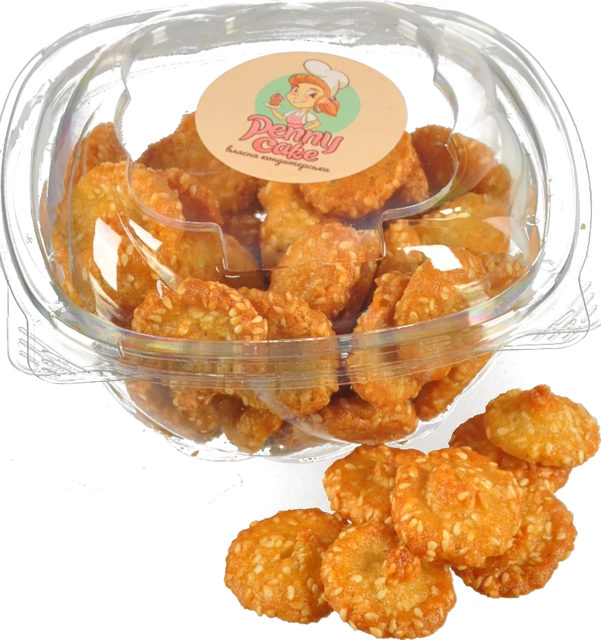 Печиво кунжутне 200г власне виробництво