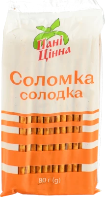 Соломка Пані Цінна 80г солодка