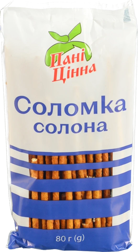 Соломка Пані Цінна 80г формула солона