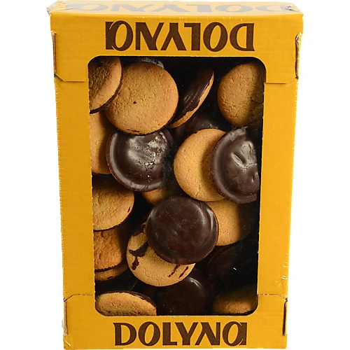 Печиво Dolyna 500г галіція вишня темна глазур