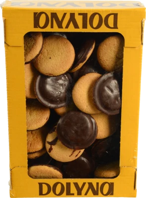 Печиво Dolyna 500г галіція вишня темна глазур