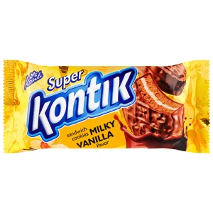 Печиво сендвіч Super Kontik 90г ваніль молочний