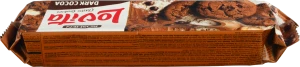 Печиво здобне з какао та кусочками глазурі Lovita Classic Cookies Roshen 150г