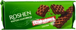 Вафлі Choco Wafers Sandwich Extra Crunch Roshen м/у 142г