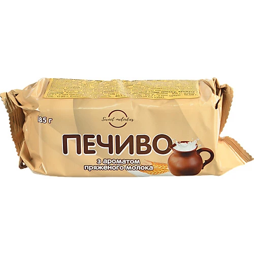 Печиво Sweet Melodies 185г до чаю пряжене молоко