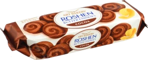 Печиво Рошен 140г здобне butter cookies з маслом та какао