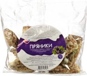 Пряник 0.01 300г празька ч.смородіна