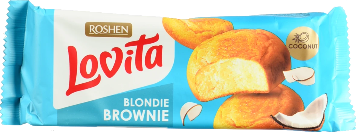 Печиво Roshen Lovita 152г здобне blondie rownie кокос