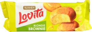 Печиво Roshen Lovita 152г здобне blondie brownie лимон