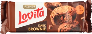 Печиво Roshen Lovita 152г здобне brownie какао