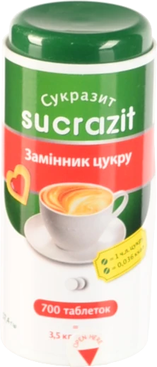 Замінник цукру Сукразит 700 таб