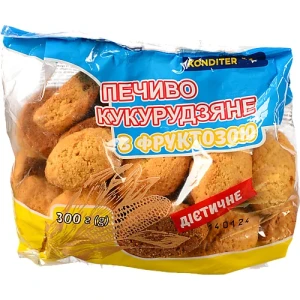 Печиво кукурудзяне з фруктозою Soyuz Konditer м/у 300г