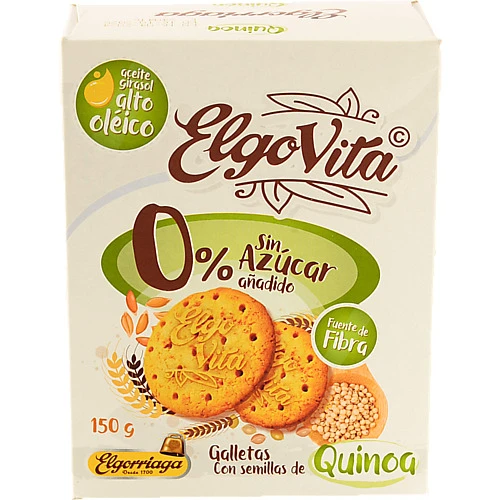 Печиво Elgovita 150г насіння кіноа без цукру