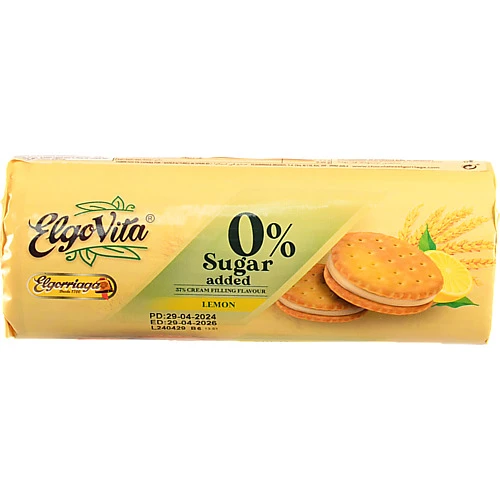 Печиво Elgovita 180г лимон без цукру