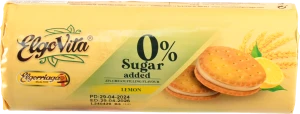 Печиво Elgovita 180г лимон без цукру