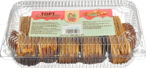 Вафельний торт 0.01 180г згущене молоко