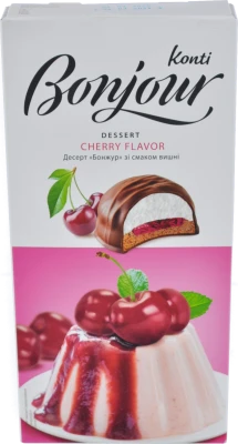 Печиво Бонжур 232г черрі