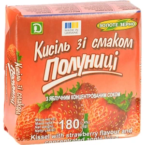 Кисіль Золоте зерно 180г полуниця