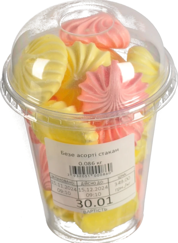 Безе асорті стакан
