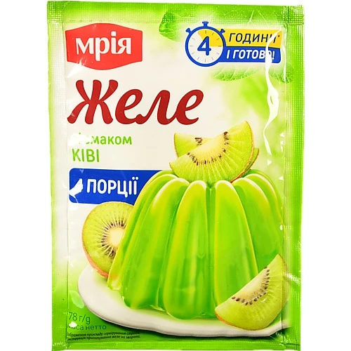 Желе зі смаком ківі Мрія м/у 78г
