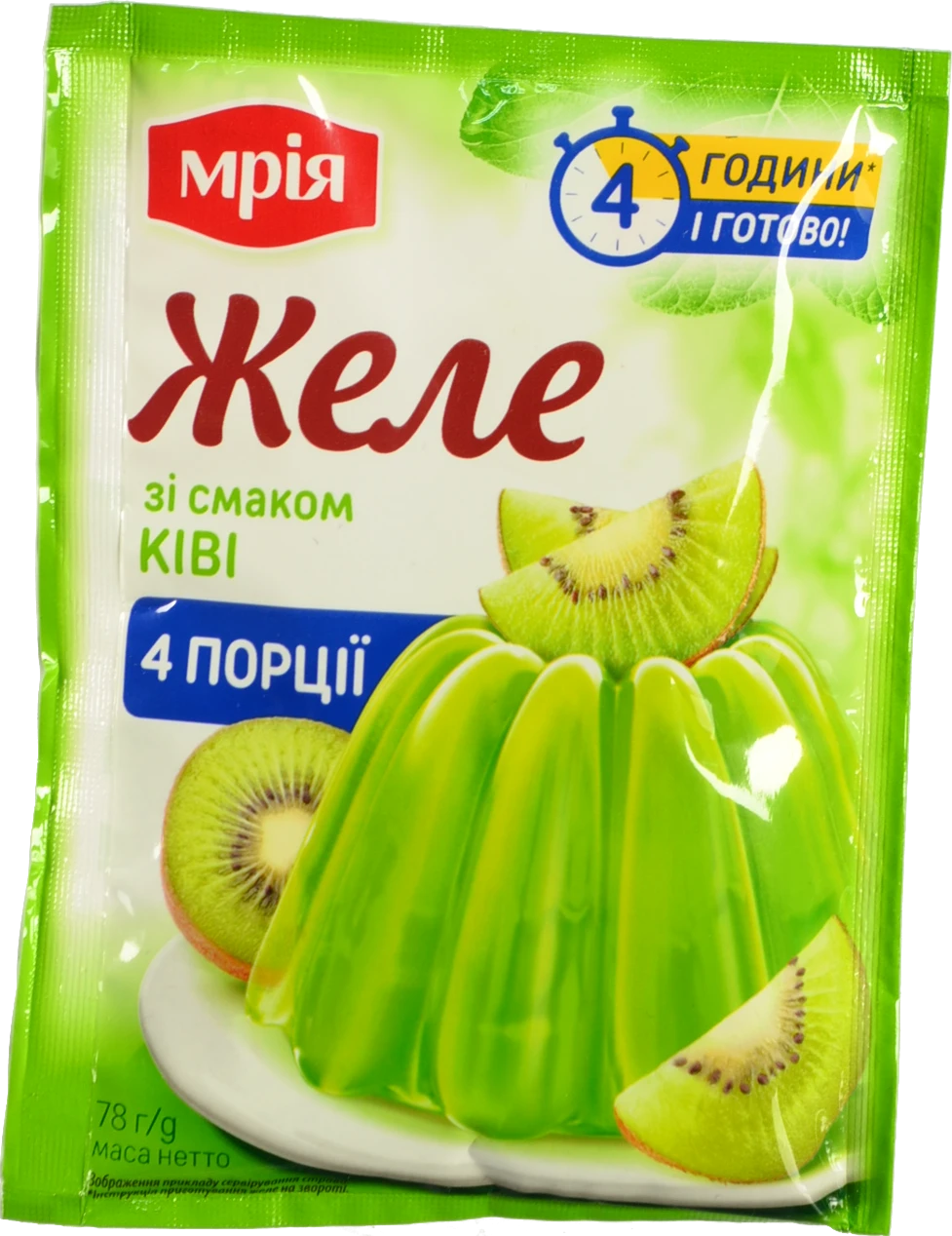 Желе зі смаком ківі Мрія м/у 78г