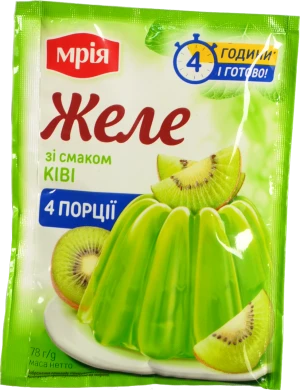Желе зі смаком ківі Мрія м/у 78г