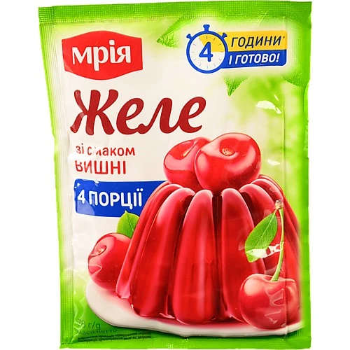 Желе зі смаком вишні Мрія м/у 78г