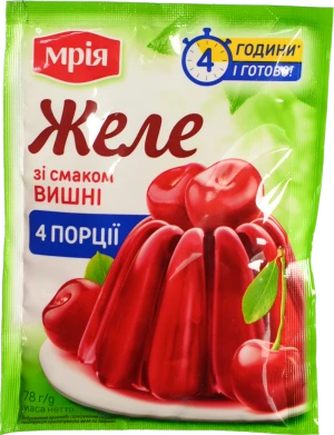 Желе зі смаком вишні Мрія м/у 78г