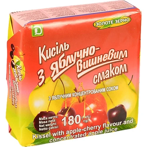 Кисіль Золоте зерно 180г яблуко вишня