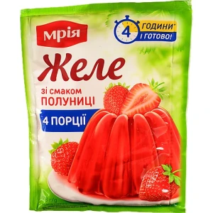Желе зі смаком полуниці Мрія м/у 78г