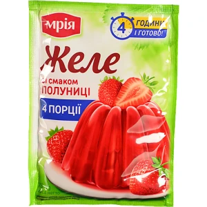 Желе зі смаком полуниці Мрія м/у 78г