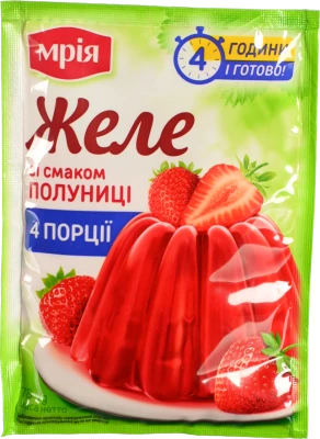 Желе зі смаком полуниці Мрія м/у 78г